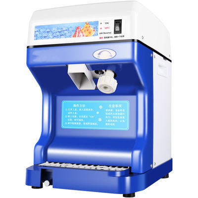 Máquina de trituración de hielo eléctrica comercial semiautomática con material plástico ABS