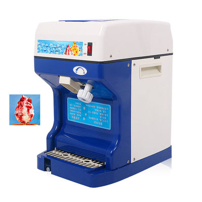 Máquina de trituración de hielo eléctrica comercial semiautomática con material plástico ABS
