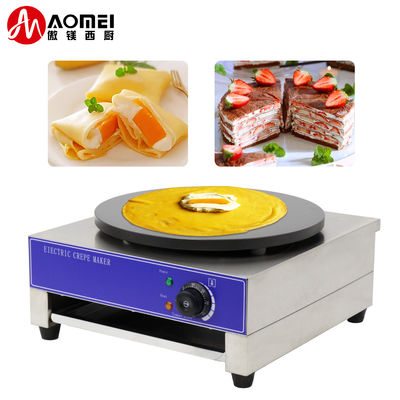 Máquina de procesamiento de alimentos Industrial Máquina eléctrica para hacer crepes Crepe giratorio