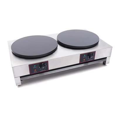 900*540*230mm Acero inoxidable profesional Comercial no adhesivo eléctrico doble crepe único