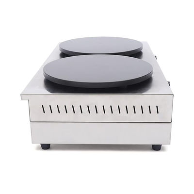 900*540*230mm Acero inoxidable profesional Comercial no adhesivo eléctrico doble crepe único