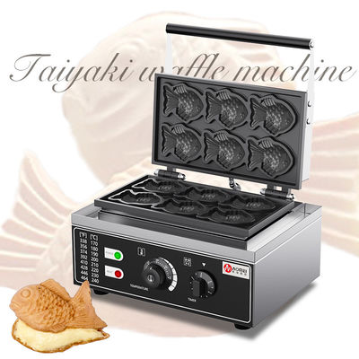 Máquina para hacer gofres con forma de pescado de 220V para la indulgencia de los amantes de los bocadillos