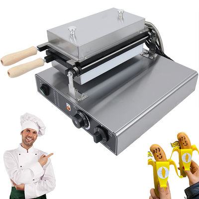 Máquina eléctrica de waffle de plátano de 1800W No pegajoso 5pcs máquina de waffle 510 * 400 * 190mm