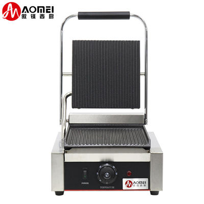 Grill de contacto comercial para el hogar o el restaurante Panini máquina de hacer sándwiches 220V