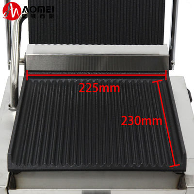 Grill de contacto comercial para el hogar o el restaurante Panini máquina de hacer sándwiches 220V