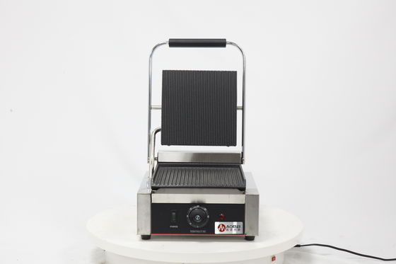 Mejore su experiencia de cocina con esta parrilla eléctrica de contacto de acero inoxidable