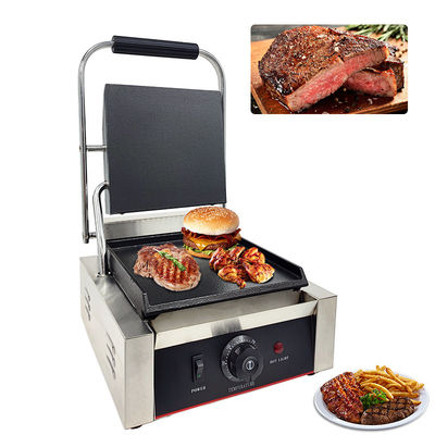 Grill eléctrico Panini Grill Sandwich Maker Grill de contacto Máquina de 1800W Fácil de limpiar