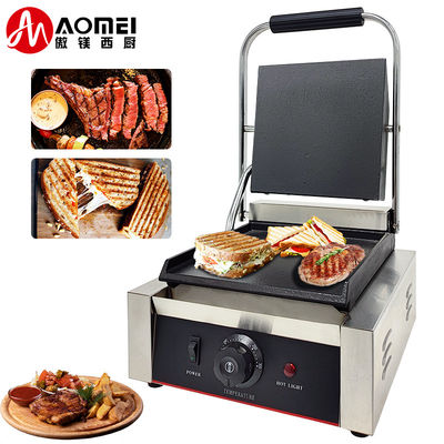 Grill eléctrico Panini Grill Sandwich Maker Grill de contacto Máquina de 1800W Fácil de limpiar