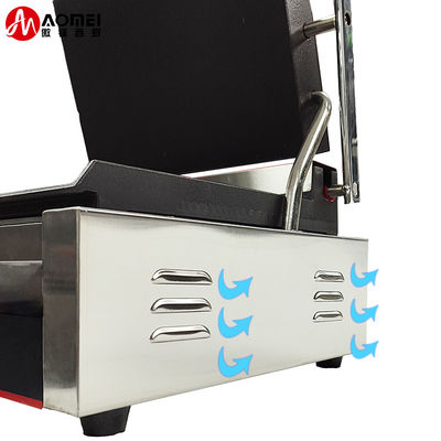 Grill eléctrico Panini Grill Sandwich Maker Grill de contacto Máquina de 1800W Fácil de limpiar