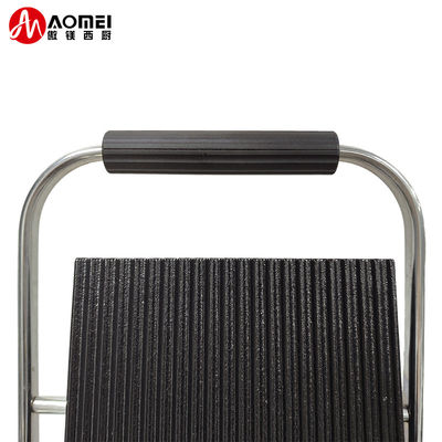 Grill eléctrico comercial Panini Sandwich portátil Grill de contacto 305*340*190mm 10.8kg