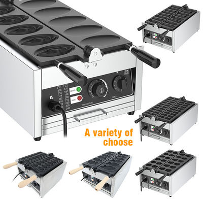 Equipo de bocadillos antiadherentes Vagina eléctrica Waffle Maker 375 * 630 * 250mm para el comercio