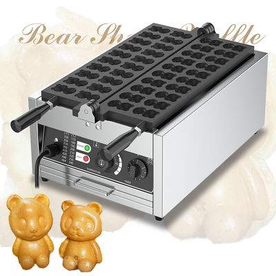 Fabricante de gofres con forma de animal con placa recubierta antiadherente y potencia ajustable 3000W