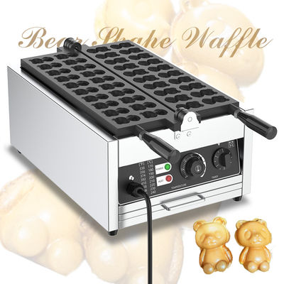 Fabricante de gofres con forma de animal con placa recubierta antiadherente y potencia ajustable 3000W