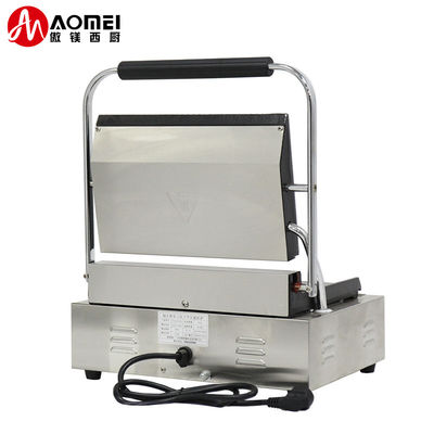 Grill de contacto de Panini eléctrico de grado comercial Grill de placas de prensa para Paninis perfectos