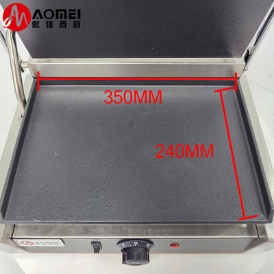 Grill de contacto de Panini eléctrico de grado comercial Grill de placas de prensa para Paninis perfectos