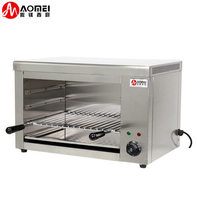 Máquina eléctrica de salamandra de acero inoxidable para equipos de cocina de restaurantes comerciales