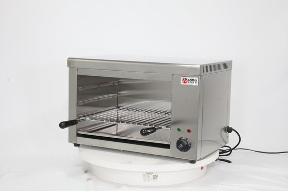 Máquina eléctrica de salamandra de acero inoxidable para equipos de cocina de restaurantes comerciales
