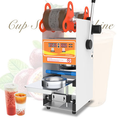 Máquina de embalaje para selladores de tazas de té de burbujas 205*265*490mm Máquina de sellamiento de tazas Capacidad 1 taza