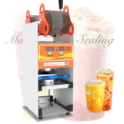 Máquina de embalaje para selladores de tazas de té de burbujas 205*265*490mm Máquina de sellamiento de tazas Capacidad 1 taza
