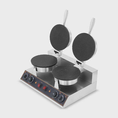 2400W herramienta de horneado comercial para hoteles máquina de cono de helado fabricante de cono de gofres